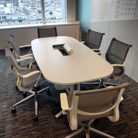 Table de réunion ovale 200x100 SAPHIR - OCCASION – Image 2