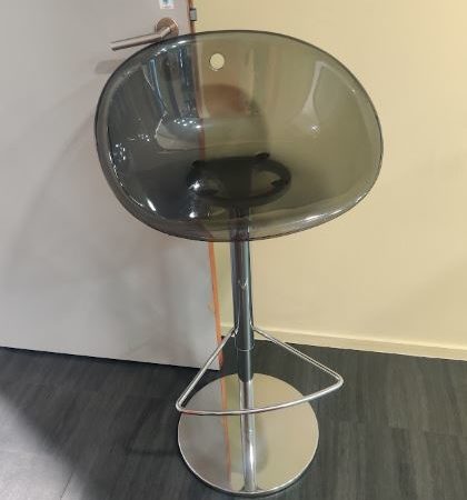 Chaise haute Pedrali en plastique transparent SAPHIR - OCCASION – Image 2