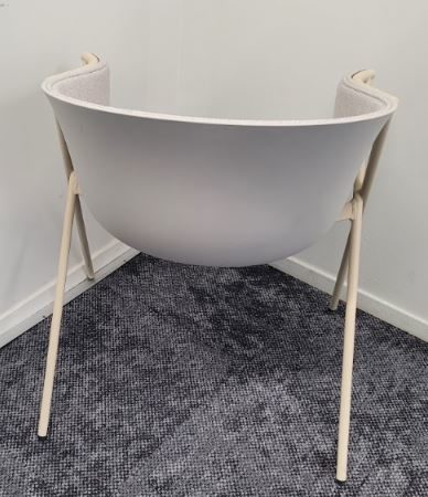Chaise de réunion BAI Ondaretta beige - OCCASION – Image 4