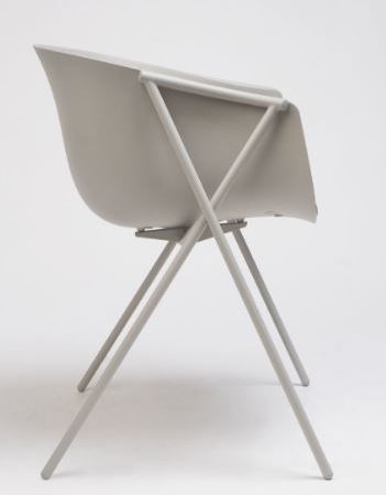 Chaise de réunion BAI Ondaretta beige - OCCASION – Image 3
