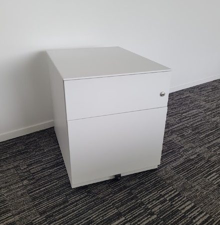 Caisson blanc 2 tiroirs SAPHIR - OCCASION – Image 2