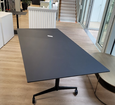 Table rabattable noire 200x100 Pedrali DESIR - OCCASION – Image 2