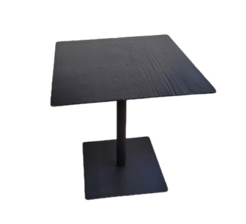 Table en bois noir 80 cm DESIR - OCCASION – Image 1