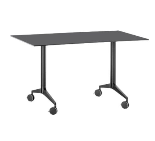 Table rabattable noire 200x100 Pedrali DESIR - OCCASION – Image 1