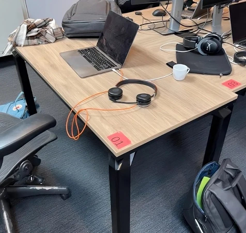 Bureau individuel Haworth Epure 120x60 - OCCASION – Image 2