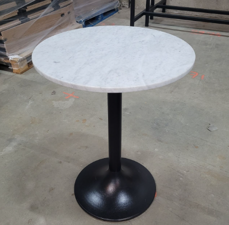 Table de cafétéria en marbre 60cm DESIR - OCCASION – Image 3