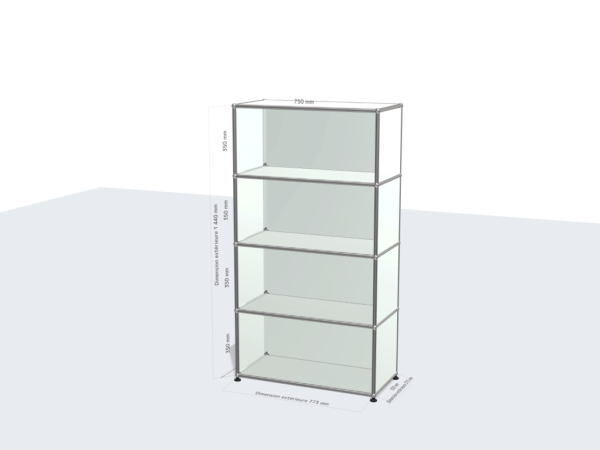 Meuble-USM-Haller-Gris-clair-4-cases-Dimensions-L75xP35-H140-OCCASION_Rangements-USM_7417_1.png