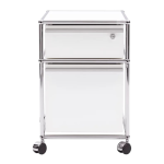 Caisson USM blanc 2 tiroirs-