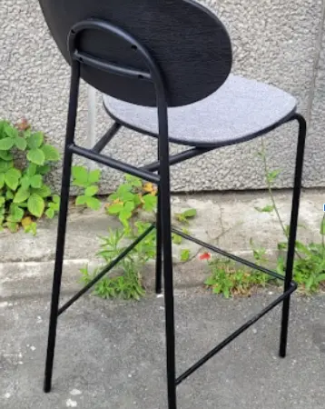 Chaise mi-haute DONNY gris - OCCASION – Image 2