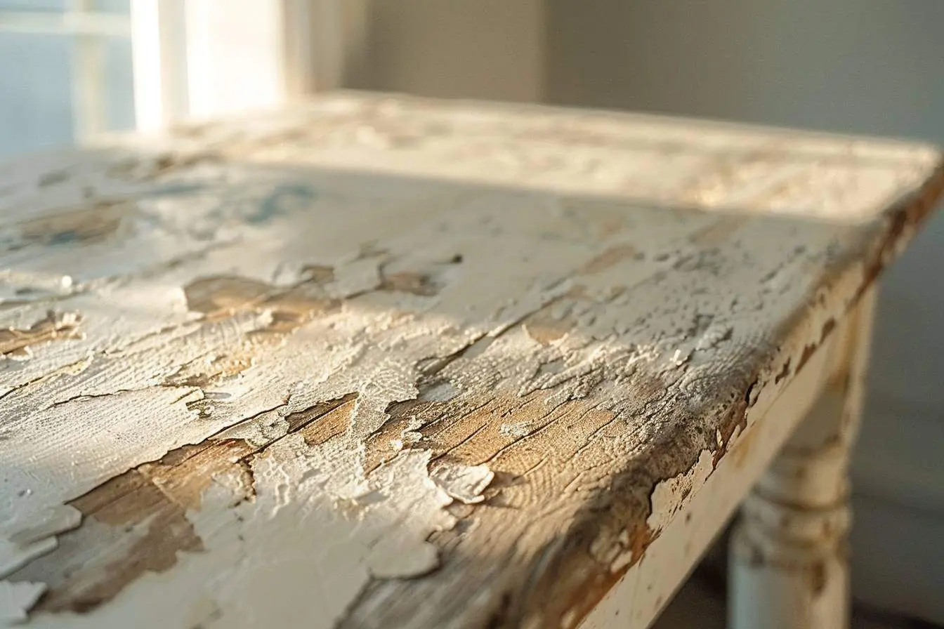 Les décolorations ou taches visibles signalent-elles une usure avancée des matériaux du bureau d’occasion pour entreprise ?