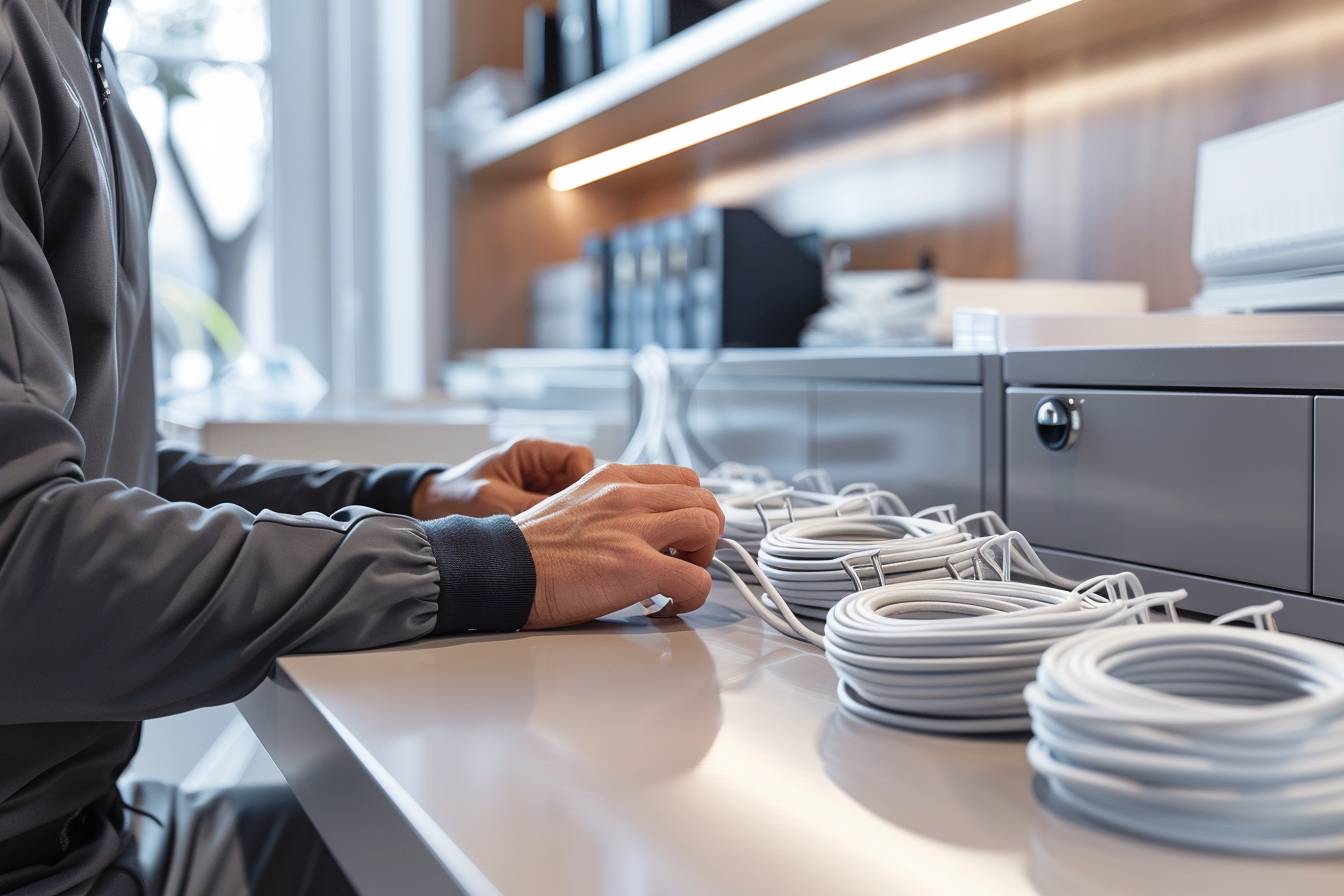 Comment la gestion des câbles d’un bureau individuel optimise-t-elle l’espace ?