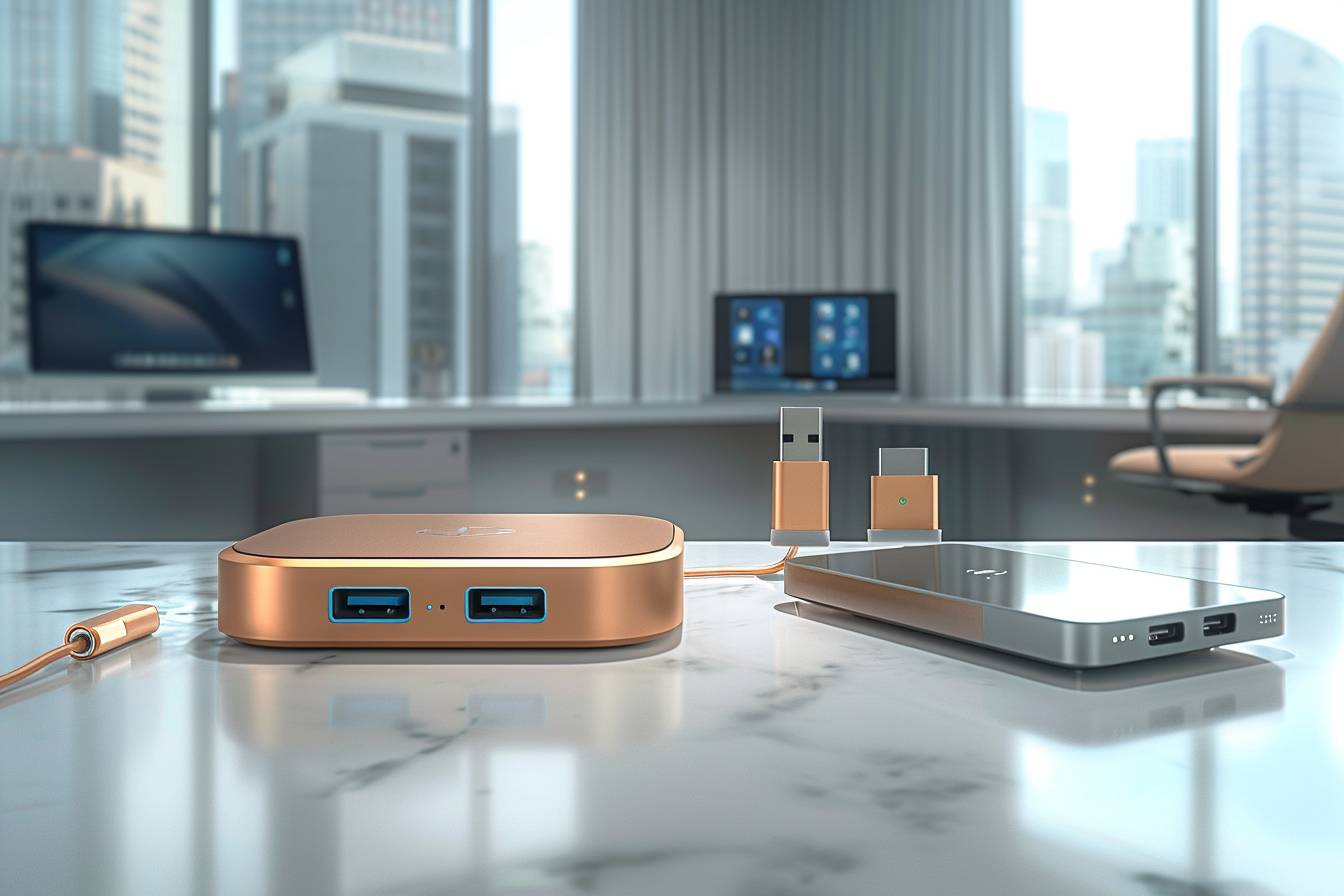 Les accessoires technologiques : comment optimiser votre bureau individuel avec des hubs USB et des chargeurs sans fil ?