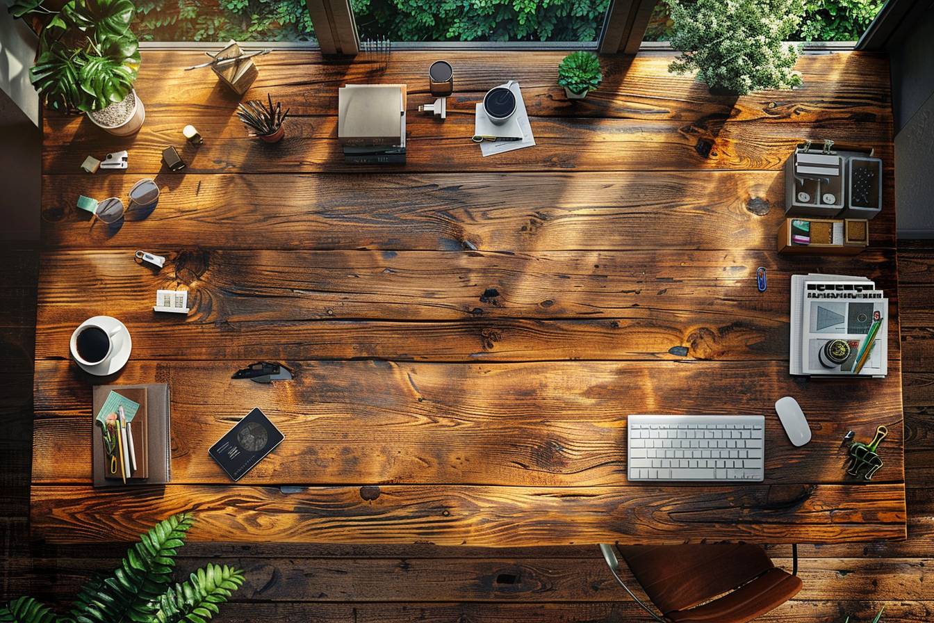 Quels produits utiliser pour nettoyer efficacement un bureau individuel en bois ?