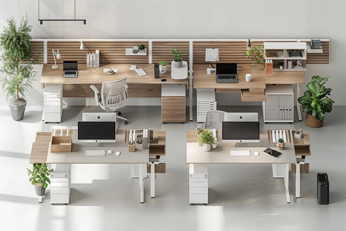 Les solutions de mobilier modulable pour un bureau individuel adaptable à toutes les tâches