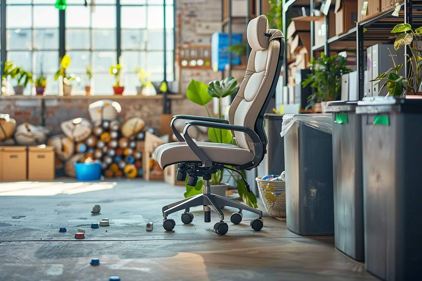 En quoi une chaise ergonomique reconditionnée contribue à la réduction des déchets industriels ?