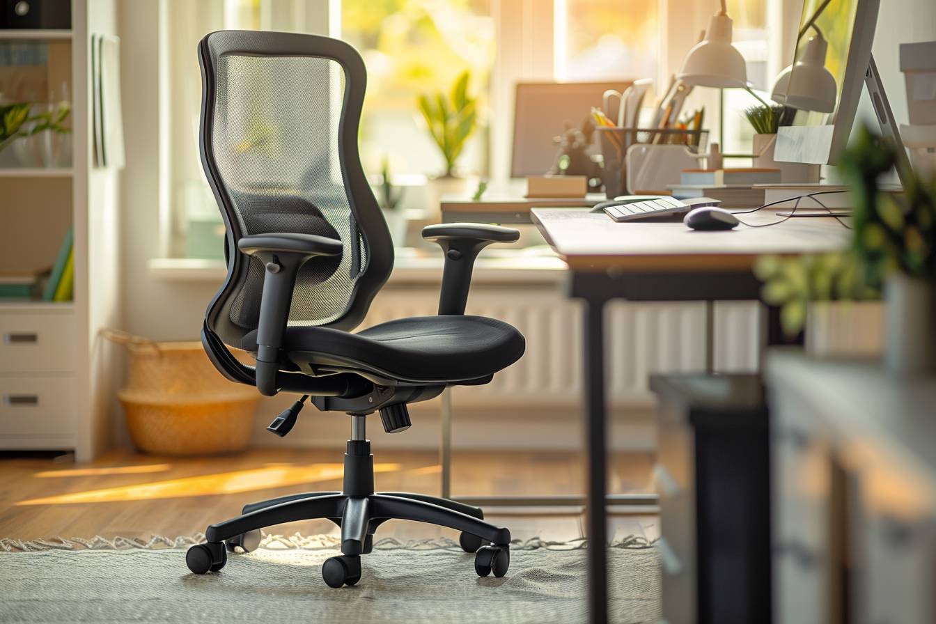 Quels types d'accoudoirs sont idéaux sur un fauteuil de bureau d'occasion pour éviter les douleurs ?