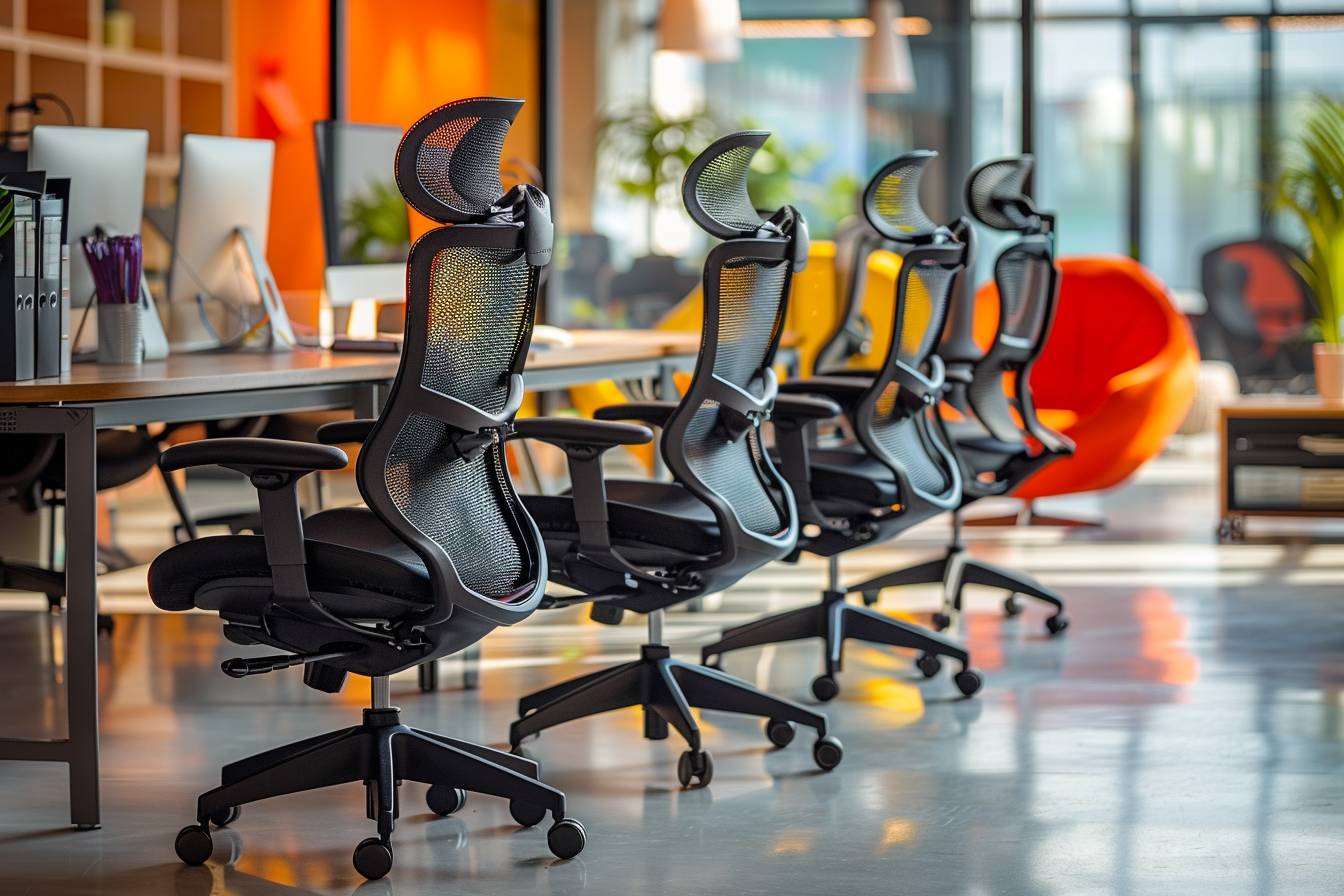 Les fauteuils de bureau d'occasion ajustables : une solution idéale pour les bureaux partagés