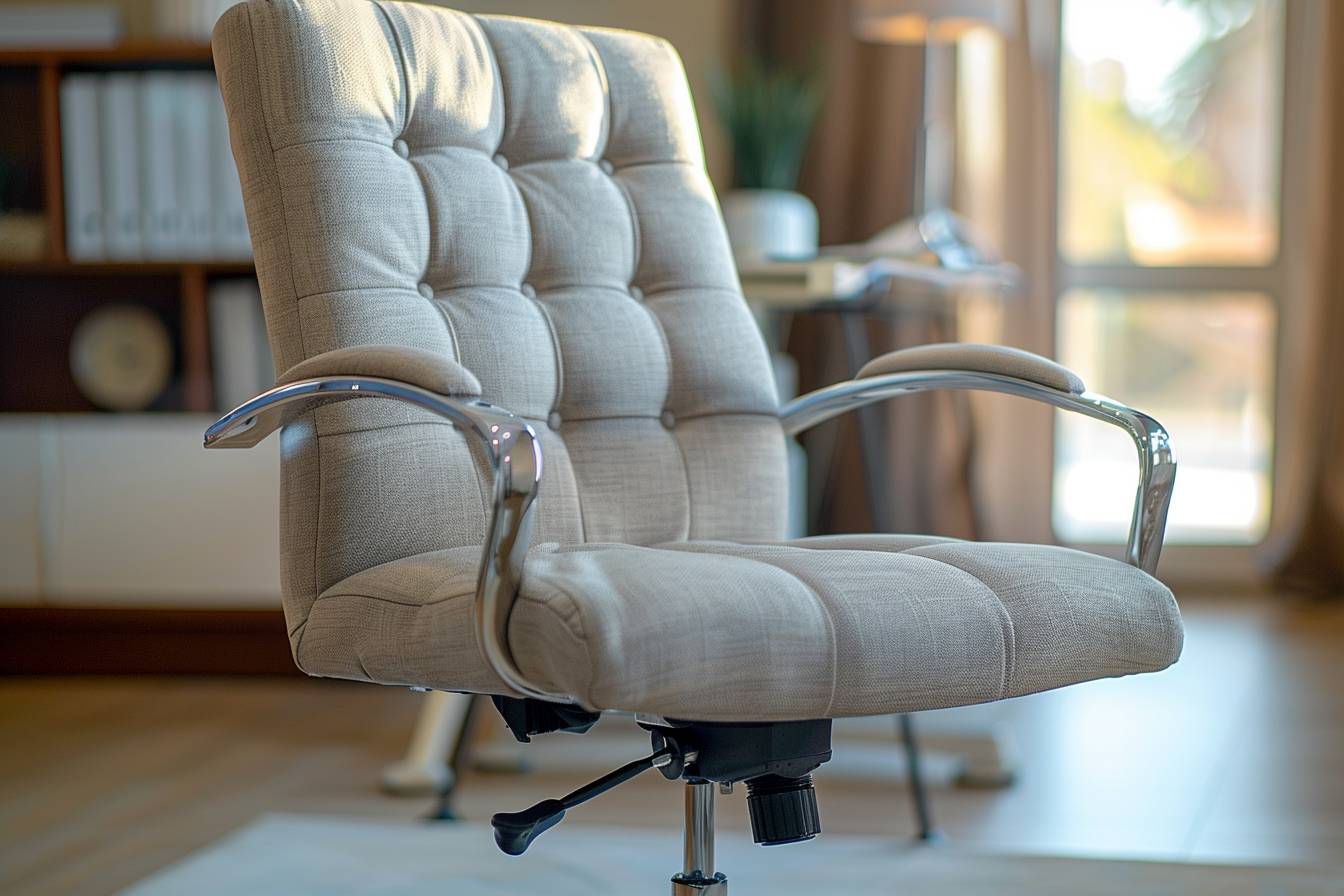 Comment ajuster les accoudoirs du fauteuil de bureau d'occasion pour un meilleur confort ?