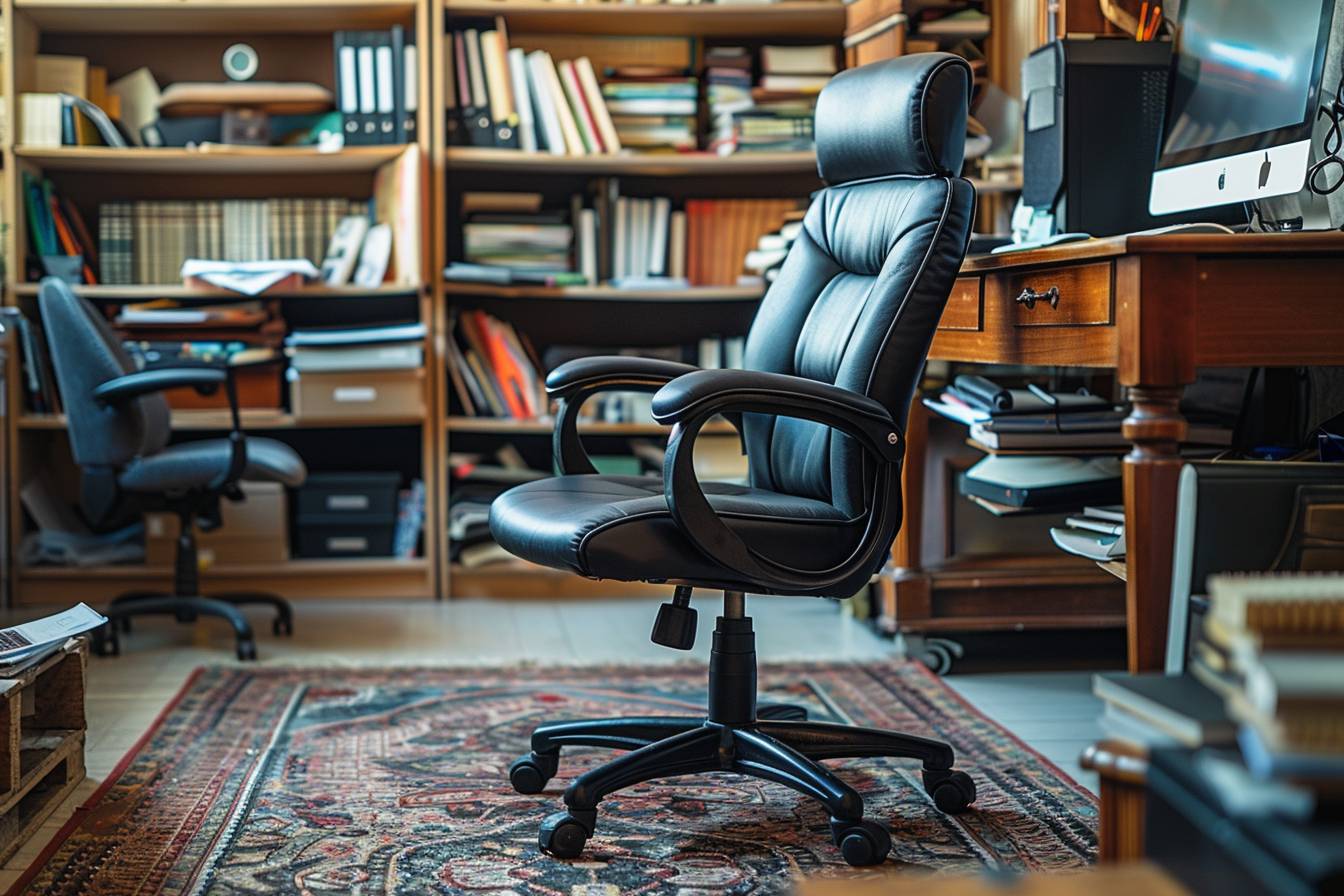 Les dimensions globales du fauteuil de bureau d'occasion conviennent-elles à l’espace disponible ?