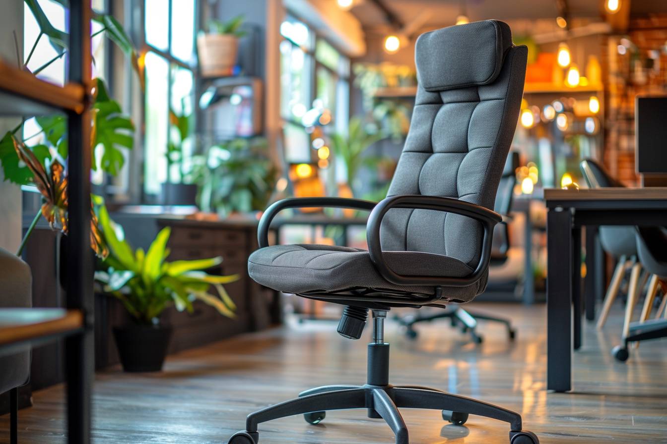 Fauteuil de bureau d'occasion : les caractéristiques à privilégier pour le confort dans un espace de travail partagé 