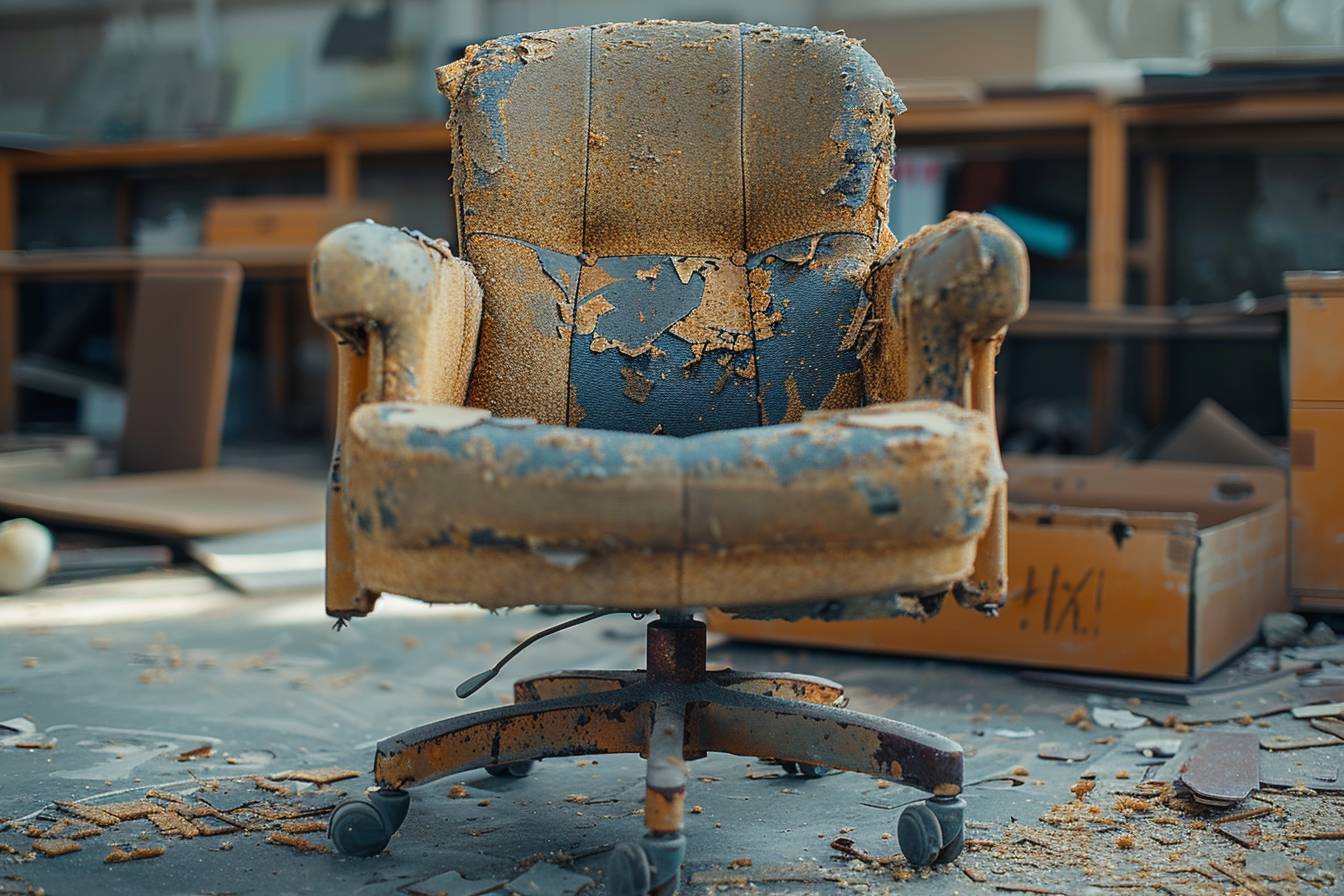 En quoi un prix trop bas peut-il signifier des coûts supplémentaires lors de l'achat d'un fauteuil de bureau d'occasion ?