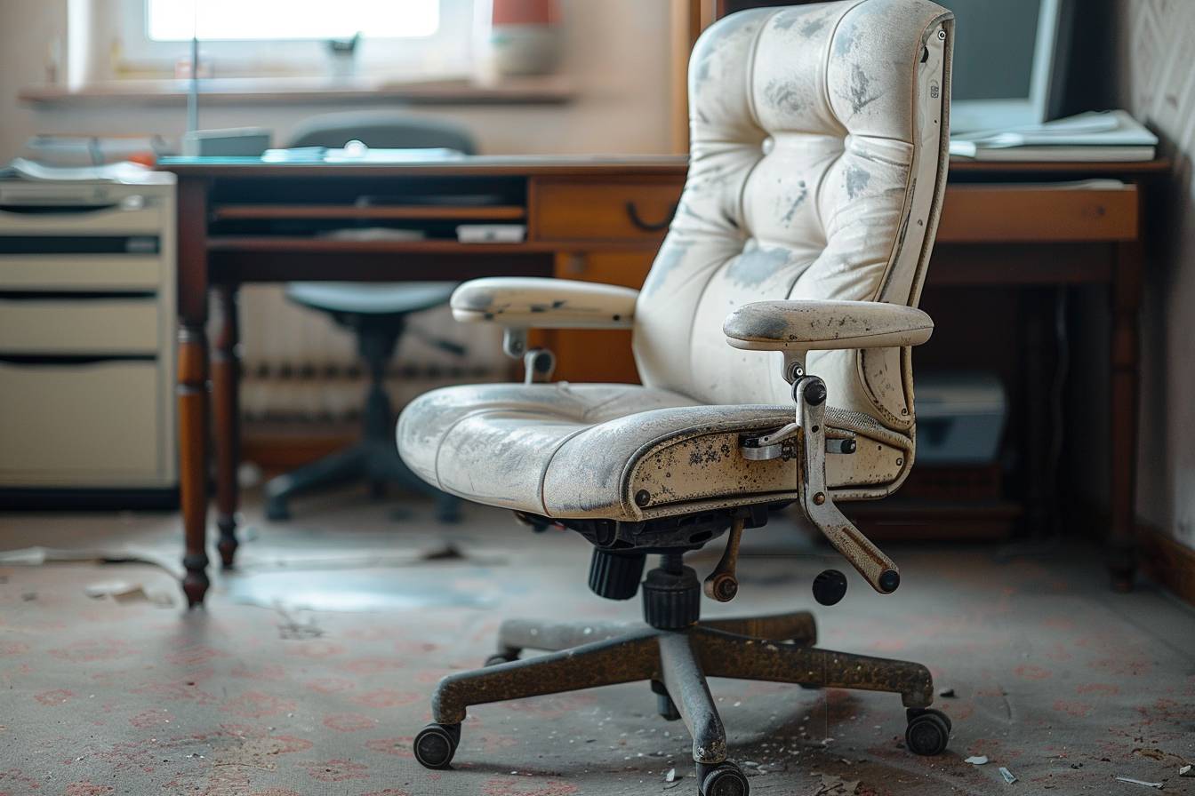 Comment vérifier les mécanismes de réglage du fauteuil de bureau d'occasion?