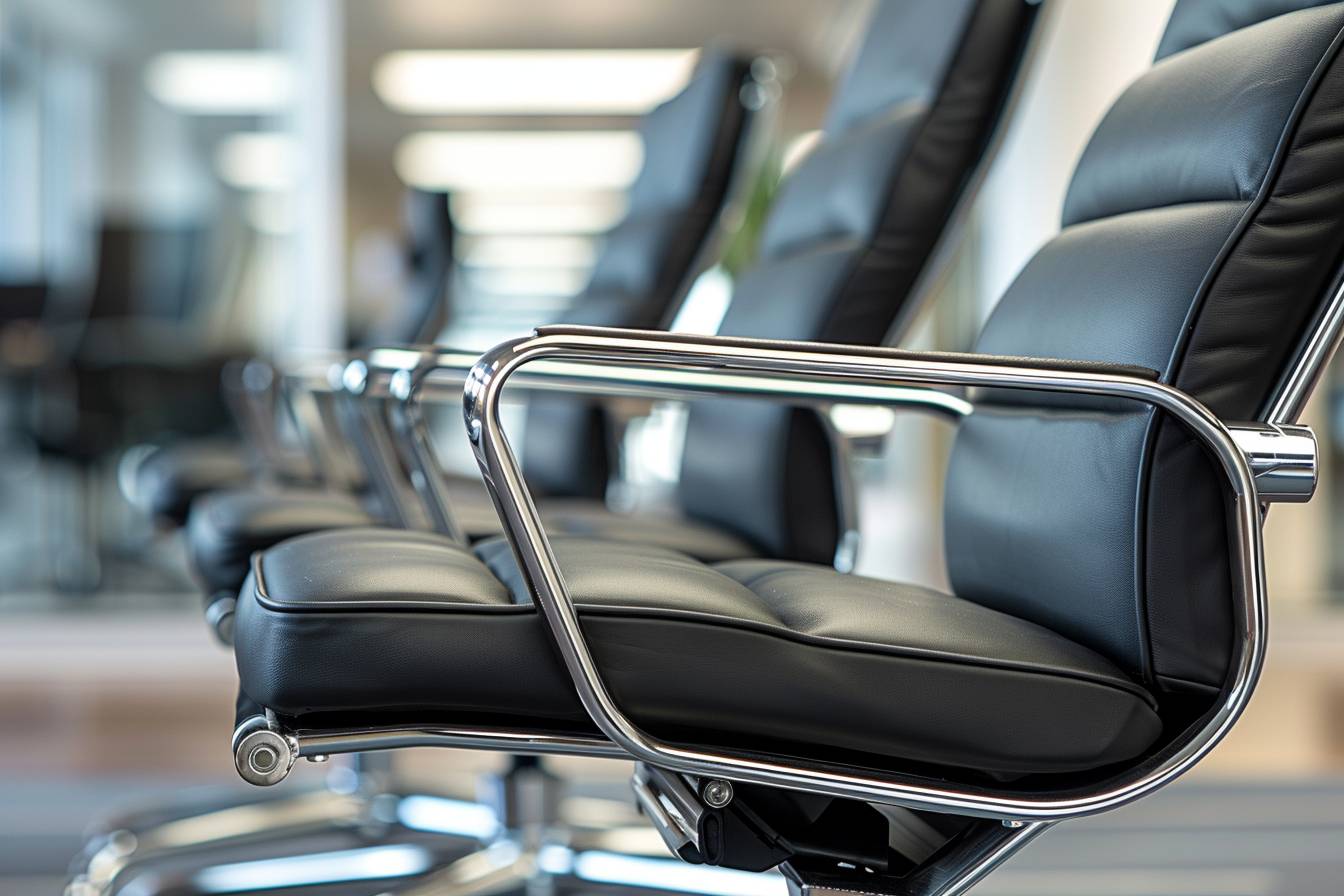 Accoudoirs ajustables pour un confort optimal du mobilier de bureau d'occasion professionnel