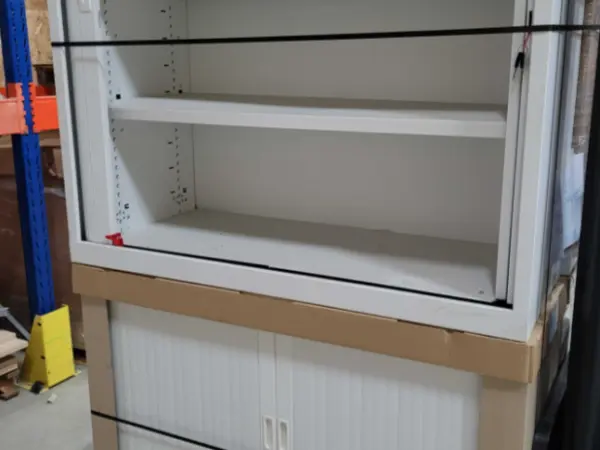 Armoire basse à rideaux AUBY - NEUF DESTOCKAGE – Image 2