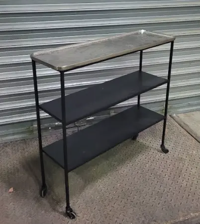 Console sur roulette argentée DESIR 5 - OCCASION – Image 2