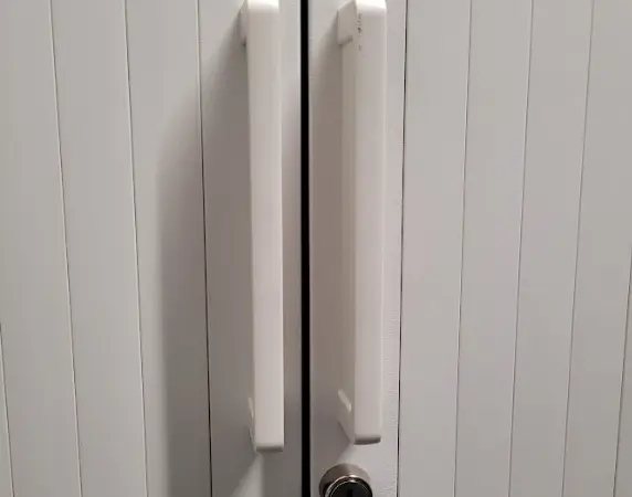 Armoire haute blanche Steelcase 200x100 cm MEDINA - OCCASION – Image 3