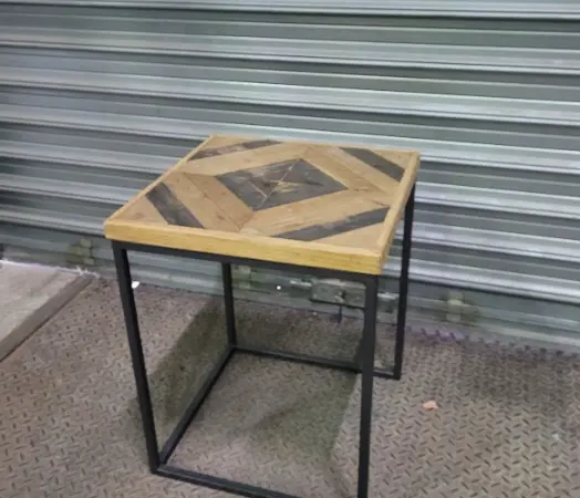 Table basse en bois vieilli DESIR 5 - OCCASION – Image 2