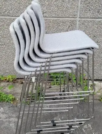 Lot de 4 chaises haute Diemme MISS Gris - OCCASION – Image 2