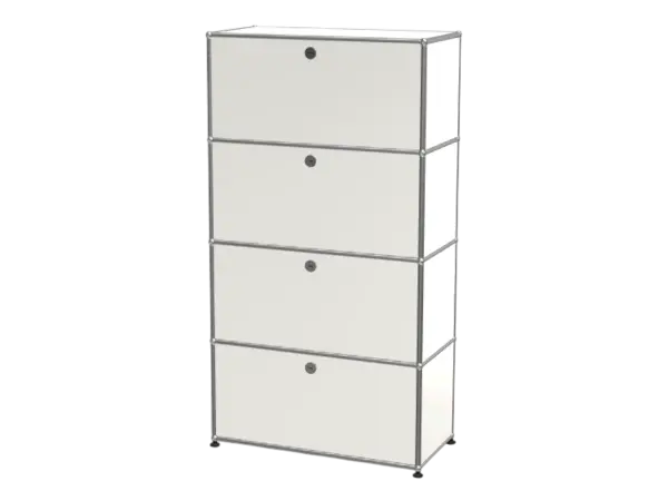 Meuble-USM-Haller-4-blocs-blanc-pur-4-portes-ROLANDE-OCCASION