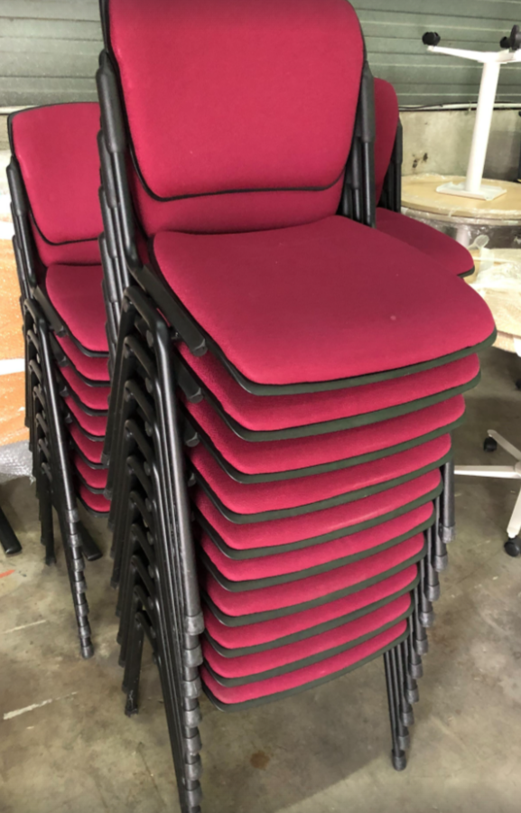 Chaise de réunion empilable SERENA - OCCASION – Image 2