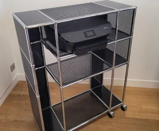 Meuble informatique USM Haller noir - OCCASION – Image 3