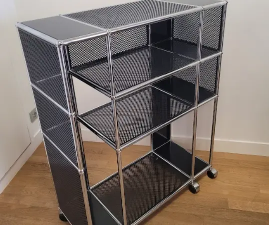 Meuble informatique USM Haller noir - OCCASION – Image 4