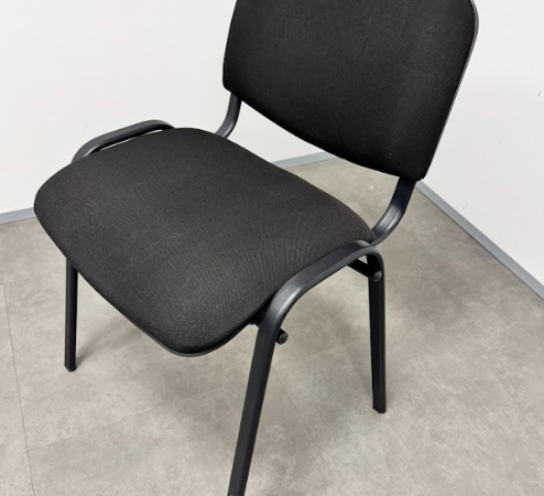 Chaise de réunion noire JERONIMO - OCCASION – Image 2