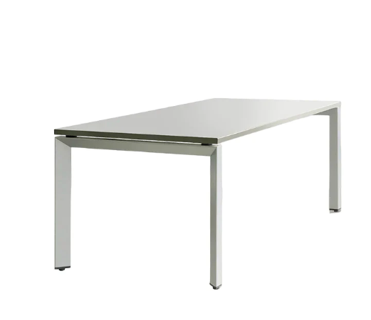 Table de réunion Steelcase SWEET blanche 240 x 100 cm - OCCASION – Image 2