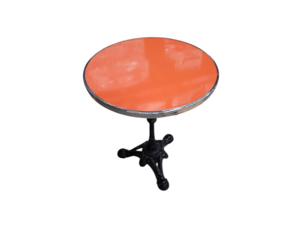 Table-ronde-bistrot-Ardamez-Orange-MAKI-OCCASION