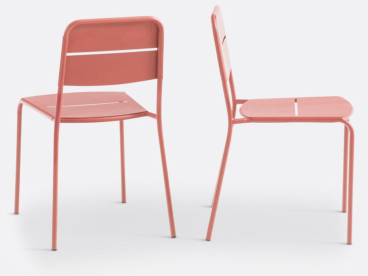 Chaise de jardin terracotta SMALA 3 - OCCASION – Image 2