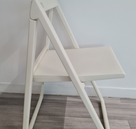 Chaise pliable Pedrali Enjoy 460 blanc - OCCASION – Image 4