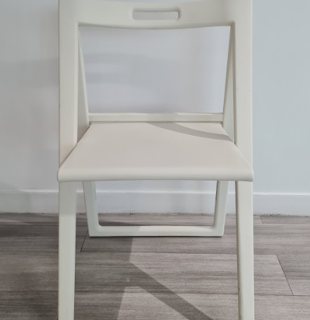 Chaise pliable Pedrali Enjoy 460 blanc - OCCASION – Image 2