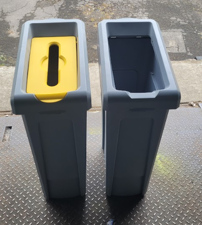 Lot de 2 poubelles de tri Carton ou Papier DISCO - OCCASION – Image 2