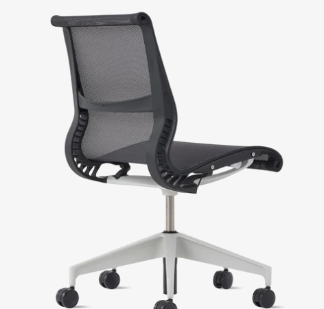 Chaise de réunion Herman Miller Setu gris foncé sans accoudoirs - OCCASION – Image 3