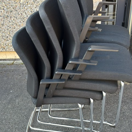 Chaise de réunion empilable König+Neurath RECEP - OCCASION – Image 6