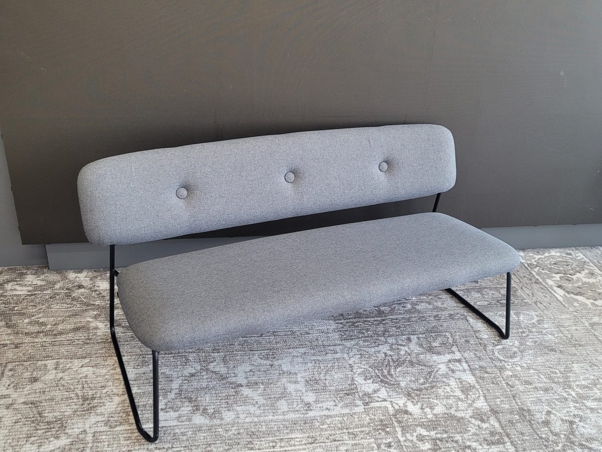 Canapé / Banquette BLA STATION 135x70x70 Gris foncé KINA - OCCASION – Image 3