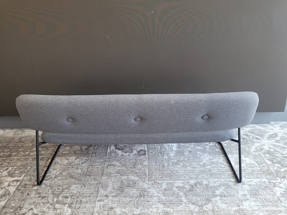 Canapé / Banquette BLA STATION 135x70x70 Gris foncé KINA - OCCASION – Image 2