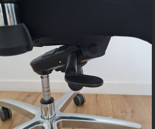 Fauteuil en tissu noir VIRTUOSE - OCCASION – Image 6