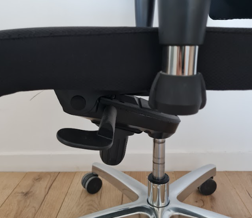 Fauteuil en tissu noir VIRTUOSE - OCCASION – Image 7