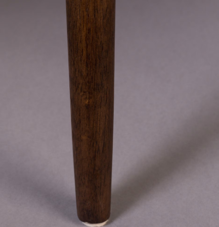 Chauffeuse en bois et tissu gris, avec coussin DESIR 6 - OCCASION – Image 5